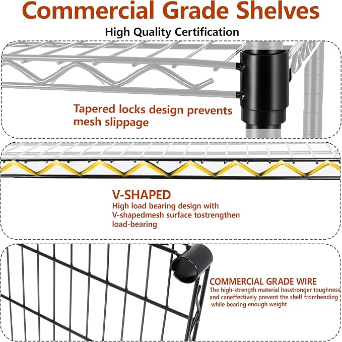 GDFStudio 4-Tier Storage Shelves - Image 5