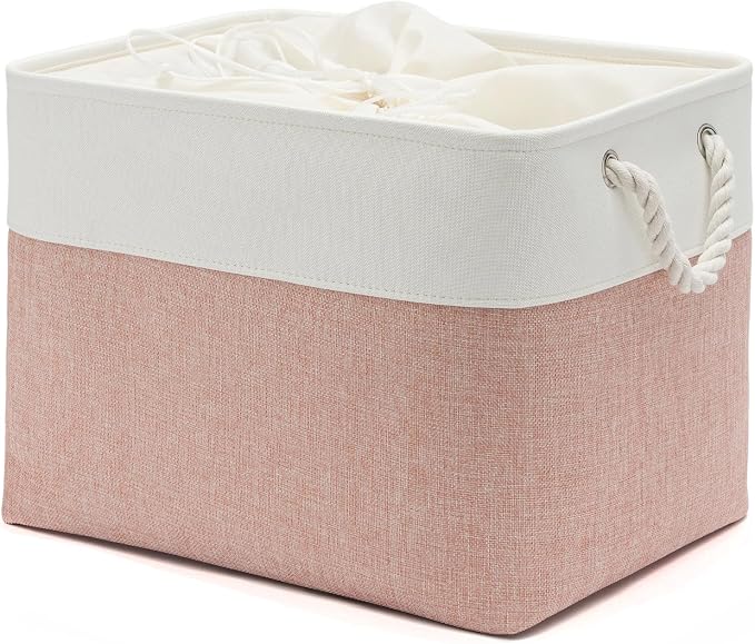 16x12x12 In Foldable Fabric Large Storage Bins by VQRTEXAStorageBasket