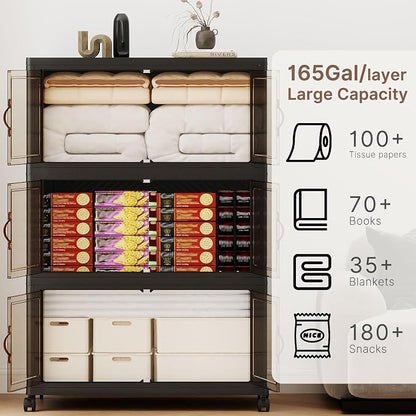 752QT Extra Large Stackable Storage Bins - Image 3