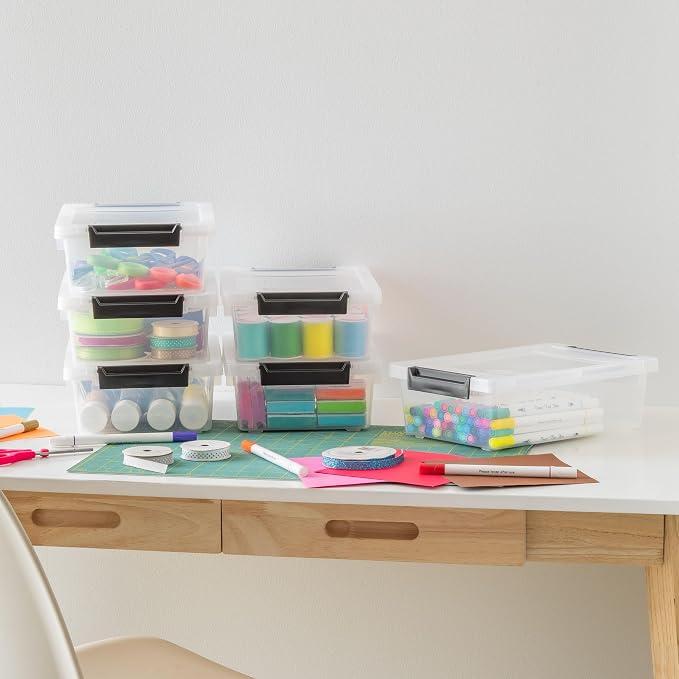 IRIS USA 2 Qt. Craft Storage Bins - Image 3