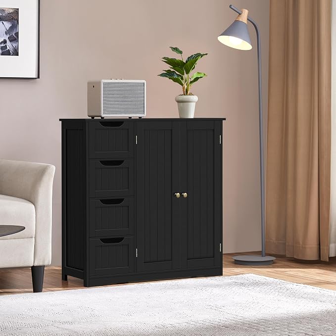 Yaheetech Small Bathroom Storage Cabinet - Image 9