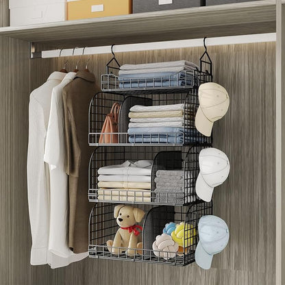 HapiRm Hanging Closet Organizer Storage - Image 4