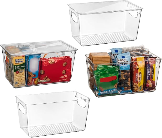 ClearSpace Plastic Pantry Organization and Storage Bins by ClearSpace