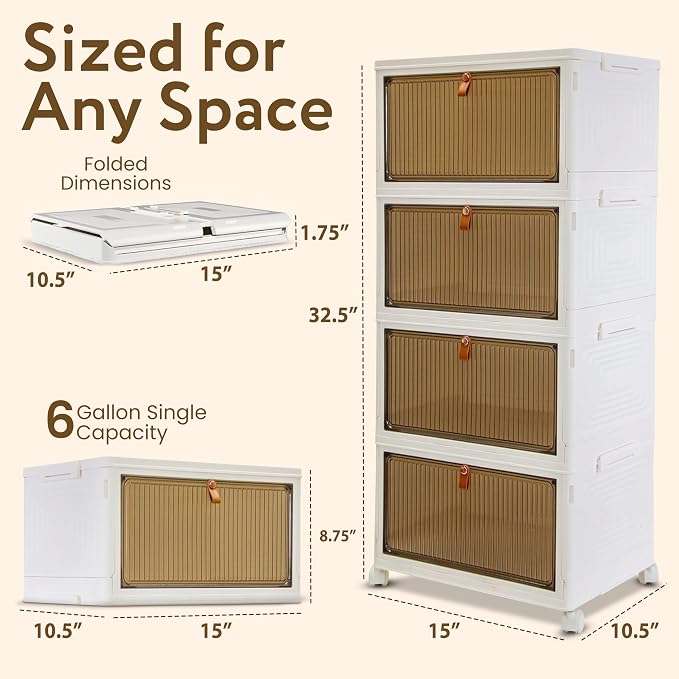 Quik Box Sport 4-Tier Stackable Storage Organizer - Image 2