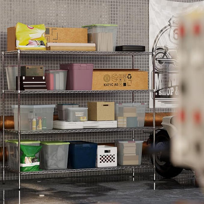 24" Deep x 72" Wide x 64" Height Wire Shelving Kit | 4-Tier | NSF Commercial - Image 6