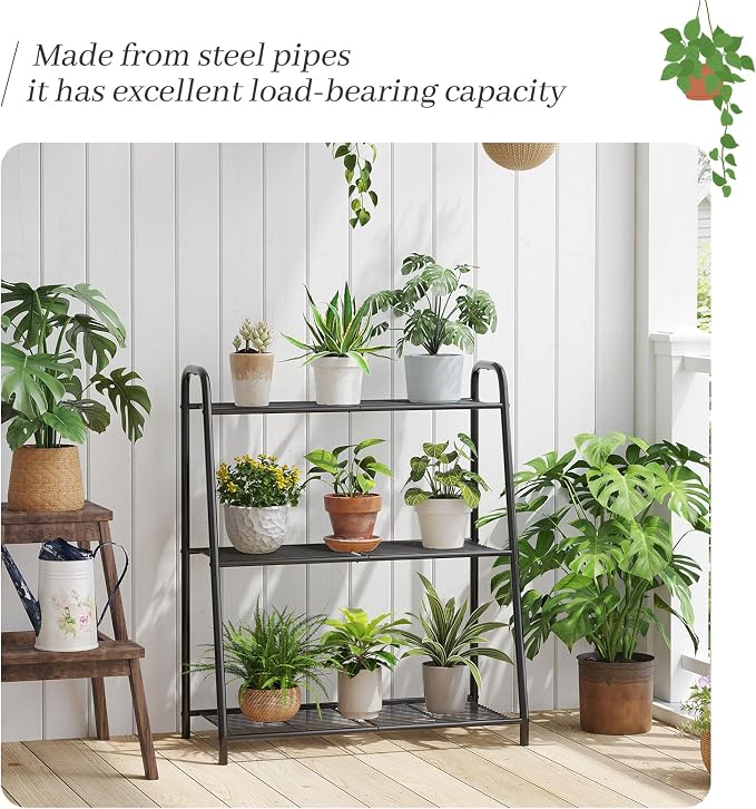 Kitsanery Metal Plant Stand Indoor Outdoor - Image 2
