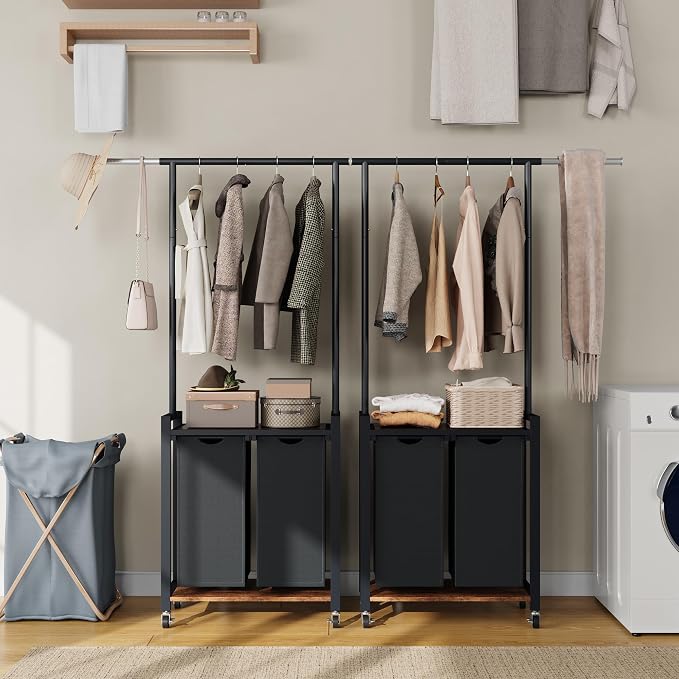 GarveeHome Rolling Laundry Cart - Image 9