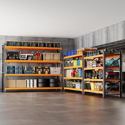 BYNSOE 78.8" W Storage Shelves 7000lbs Garage Metal Shelving Heavy Duty Garage - Image 6