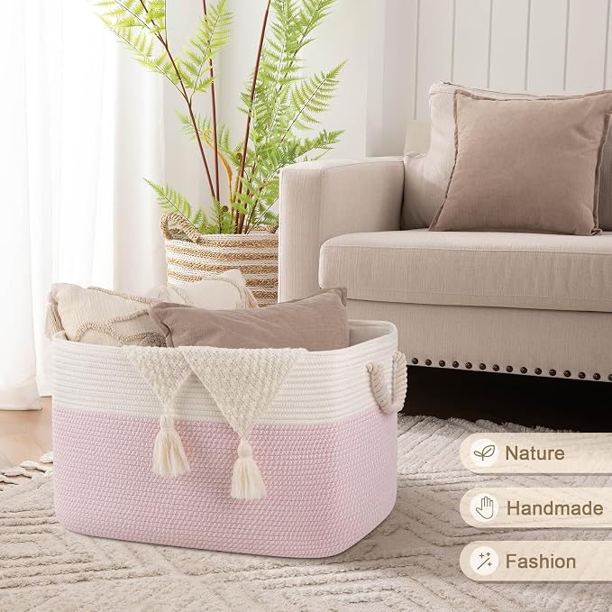 95L Extra Large Blanket Basket - Image 6