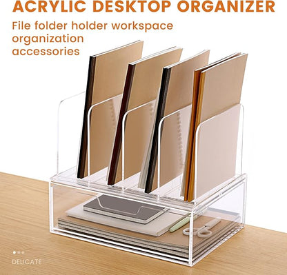 Desk Organizers and Accessories, Acrylic Desk Organizer - Image 8