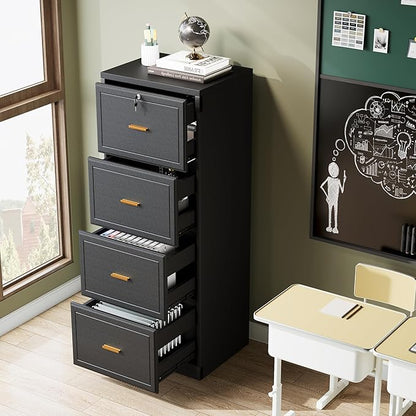 Tribesigns 4-Drawer File Cabinet - Image 4