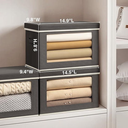 Homsorout Storage Bins with Lids - Image 2