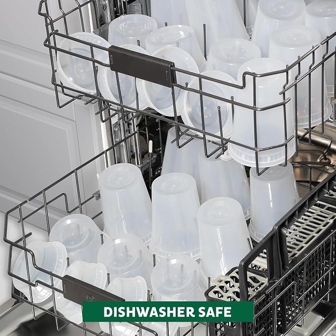 Freshware Food Storage Containers 16 oz Plastic Deli Containers - Image 6