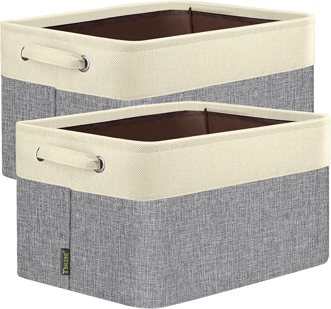 BALEINE 2 Pack Fabric Storage Bins by BALEINE