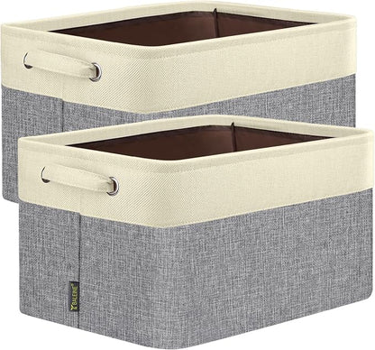 BALEINE 2 Pack Fabric Storage Bins by BALEINE