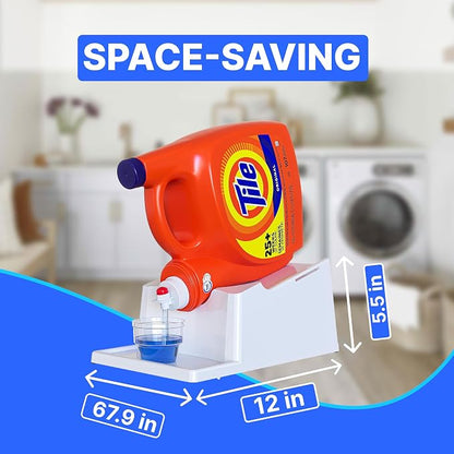 TidyFriend No-Spill Liquid Laundry Detergent Dispenser Holder, Laundry Soap - Image 2