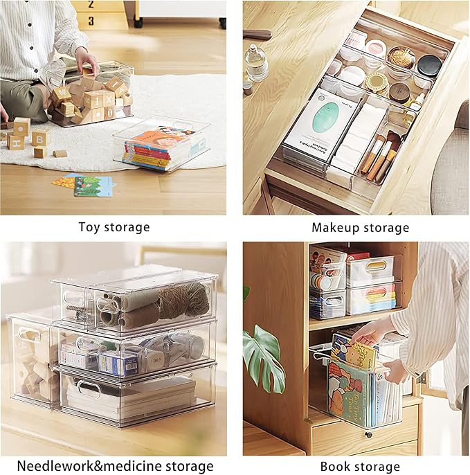 Mano Fridge Drawer Pull Out Stackable Bins - Image 7