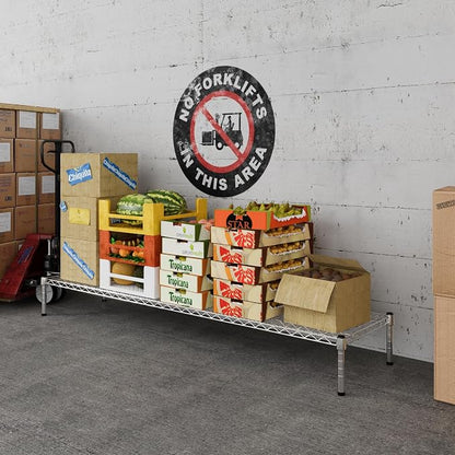 18" Deep x 72" Wide x 8" Height Wire Shelving Kit | 1-Tier | NSF Commercial - Image 5