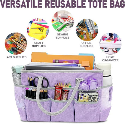 Cupohus Water-Resistant Art Organizer Tote Bag - Image 2
