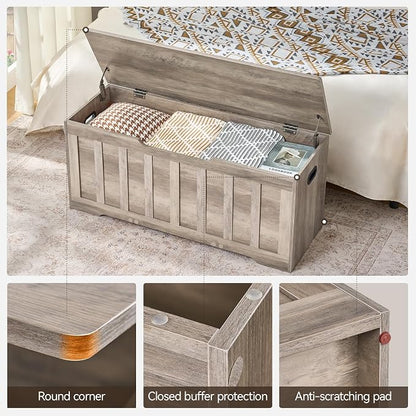 VANKILEY 43.3" Storage Chest Extra Large, Storage Trunk - Image 6
