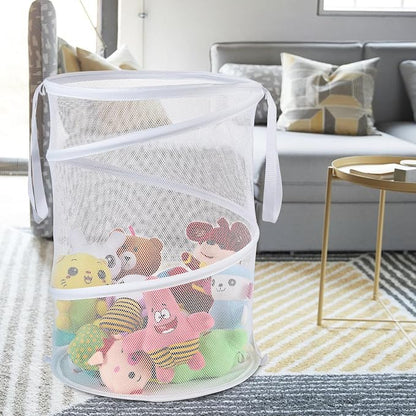 Seiritex Mesh Popup Laundry Hamper 115L Collapsible Laundry Basket Extra Large - Image 5