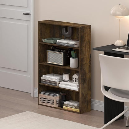 Furinno Basic Book Shelf, 4-Tier Bookcase - Image 2