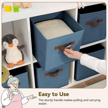 GRANNY SAYS Cube Storage Bins, 11 Inch Storage Cube Organizer, Collapsible - Image 3