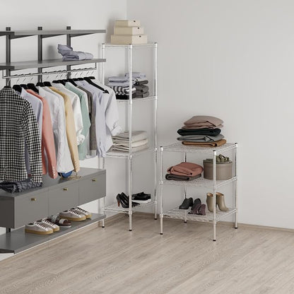24" Deep x 24" Wide x 34" Height Wire Shelving Kit | 3-Tier | NSF Commercial - Image 7