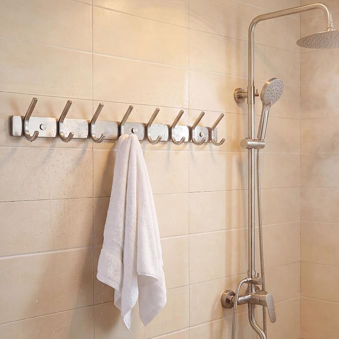 WEBI Heavy Duty 24 Inch SUS 304 Coat Bath Towel Hook Hanger Rail Bar - Image 6