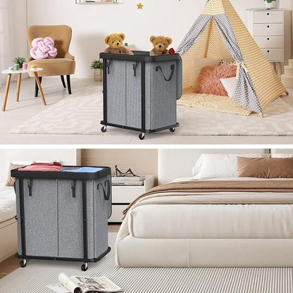 190L Large Fashion Laundry Basket - Image 7