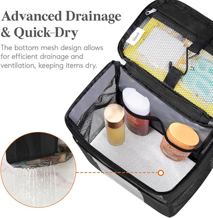 Lifewit Mesh Shower Caddy Bag Portable, Quick Dry Hanging Bathroom Organizer - Image 5