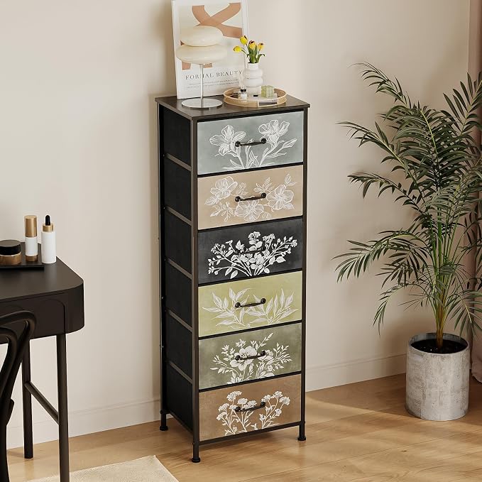 Tohomeor Vintage Dresser Vertical Nightstand - Image 7