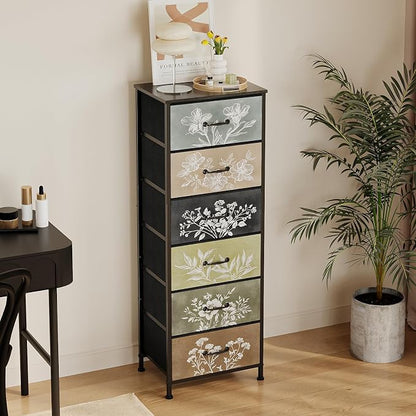 Tohomeor Vintage Dresser Vertical Nightstand - Image 7