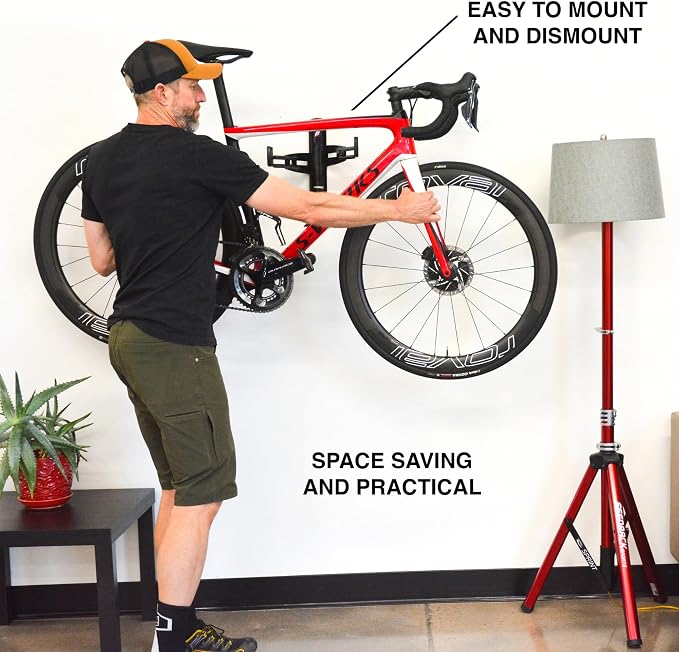 FEEDBACK SPORTS | Velo Wall Rack 2D Bike Storage | Bicycle Hangar Mount - Image 5