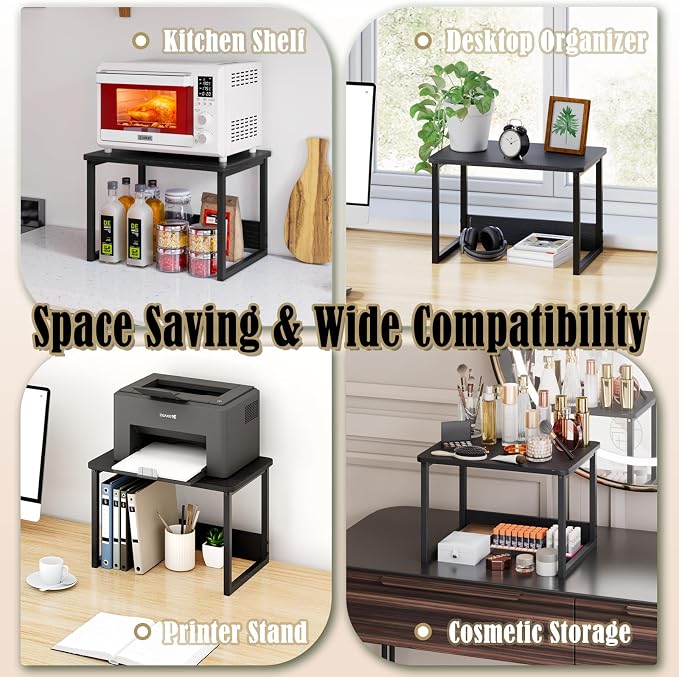 MARTY Countertop Organizer, 17.1"x12.4", Cabinet Organizer Microwave Stand | - Image 7