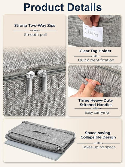 5 Inch High Under Bed Storage Containers 2-Pack, Low Profile Underbed Storage - Image 6