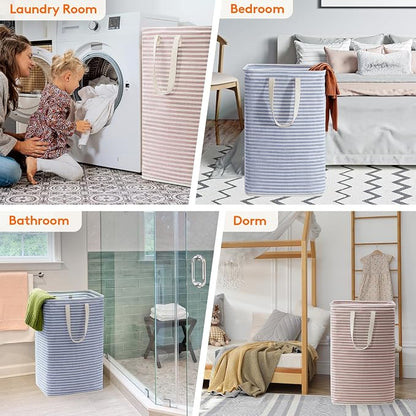 Lifewit 2 Pack Laundry Basket 80L Each, Collapsible Clothes Hamper - Image 7