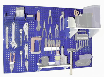 Wall Control 30-WRK-400BUW Standard Workbench Metal Pegboard Tool Organizer - Image 2