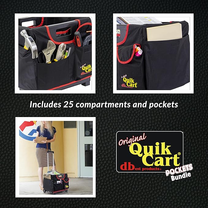 dbest Products Quik Cart Pockets Bundle Sport Rolling Crate - Image 2