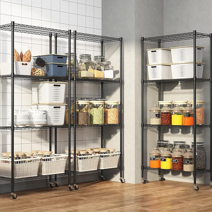 Homdox Heavy Duty 4-Tier Metal Shelving Unit - Image 6