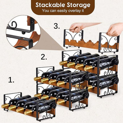 X-cosrack Wine Rack Freestanding Floor - Image 5