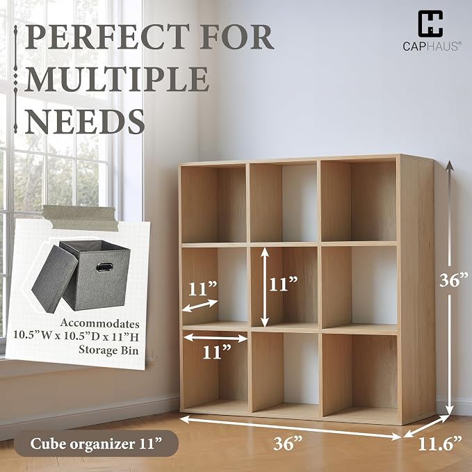 CAPHAUS Sturdy Room 11-Inch Cube Storage Organizer Shelf, - Image 3