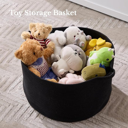 Luxury Little Extra Large Nursery Storage Basket, Blanket Basket - Image 6