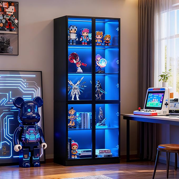 79'' Tall Glass Display Cabinet - Image 8