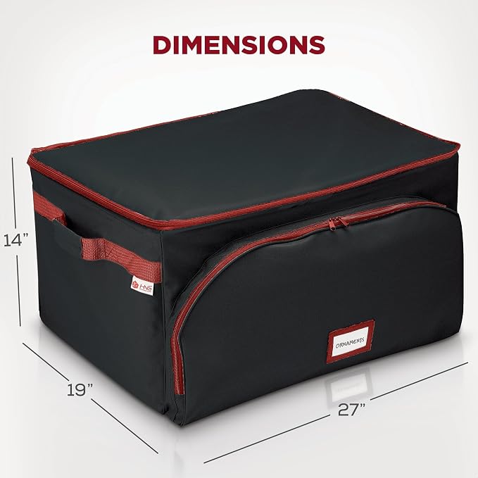 HOLDN’ STORAGE Premium Christmas Ornament Storage Box – Holds up to 72 4” - Image 7