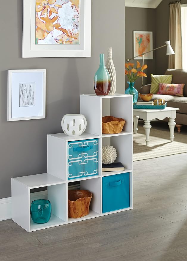 ClosetMaid Cubeicals 3-2-1 Cube Storage Shelf Organizer Bookshelf, 3 Tier - Image 8