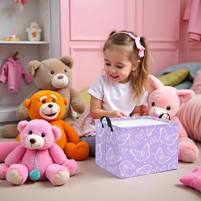Rectangular Kids Storage Basket Baby Storage Basket - Image 3