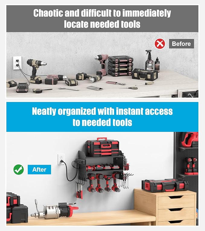 CCCEI Modular Power Tool Organizer Wall Mount - Image 6