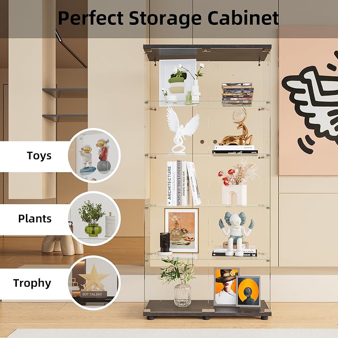 Beauty4U Glass Display Cabinet - Image 4