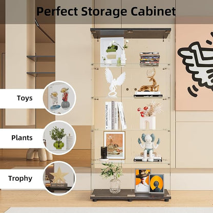 Beauty4U Glass Display Cabinet - Image 4